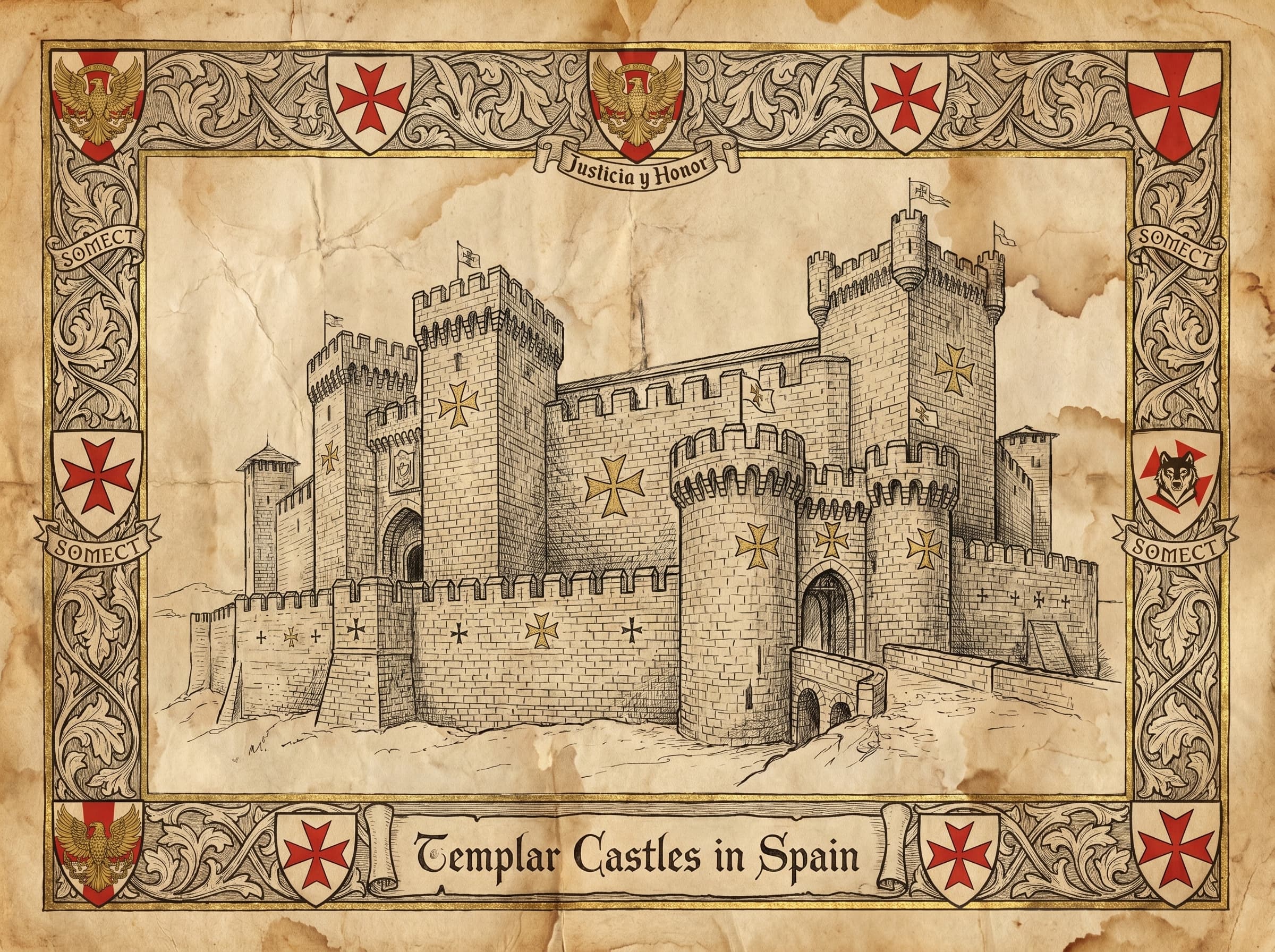 Ilustración Orden del Temple en España SOMECT
